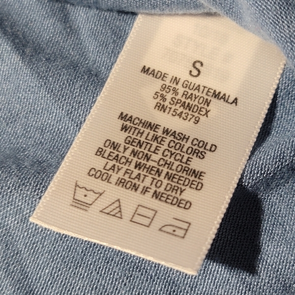 Aeropostale seriously soft tomboy tee small blue striped - Picture 5 of 6